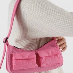 Baggu Cargo Shoulder Bag Azalea Pink NWT